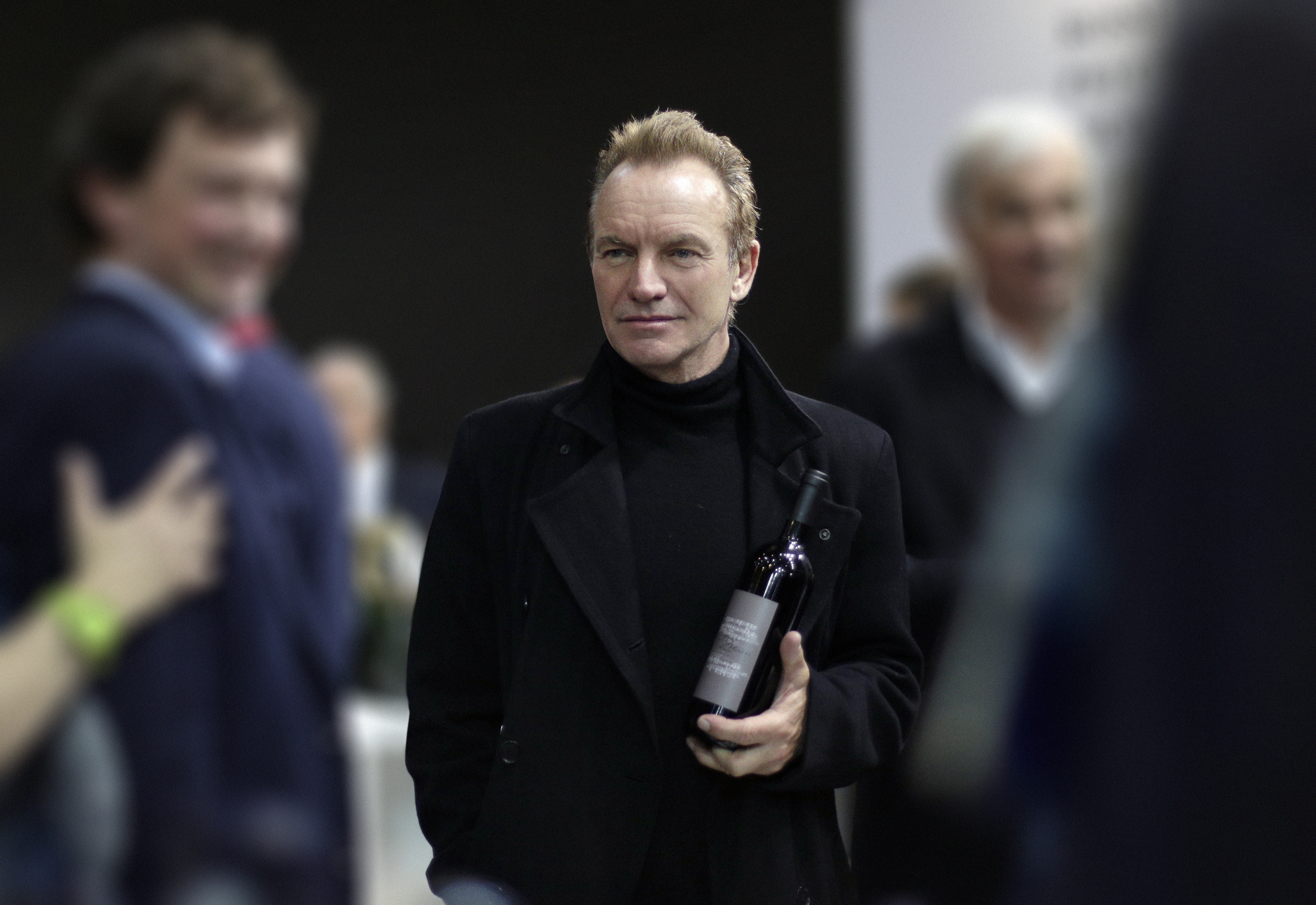British singer Sting at Messe Dusseldorf 2017